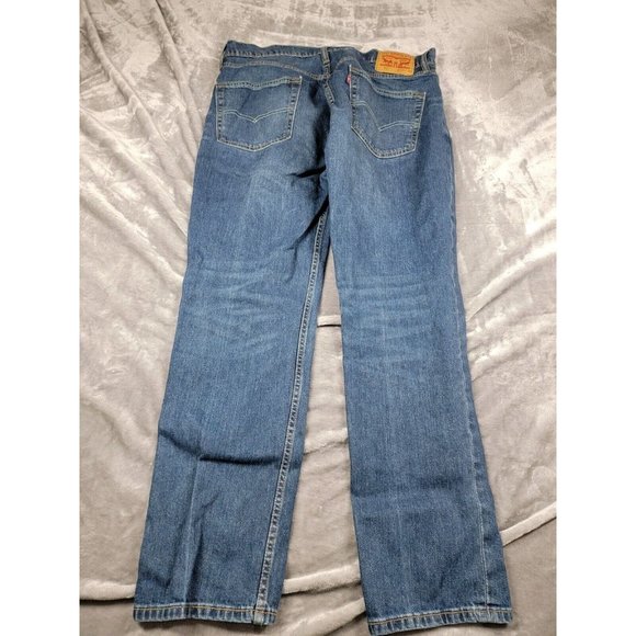 Men's Levi's 511 Size 36x29 Stretch Straight Leg Blue‎ Denim Jeans - Picture 8 of 8